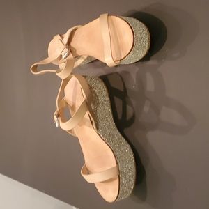 Sparkly Zara latform sandals